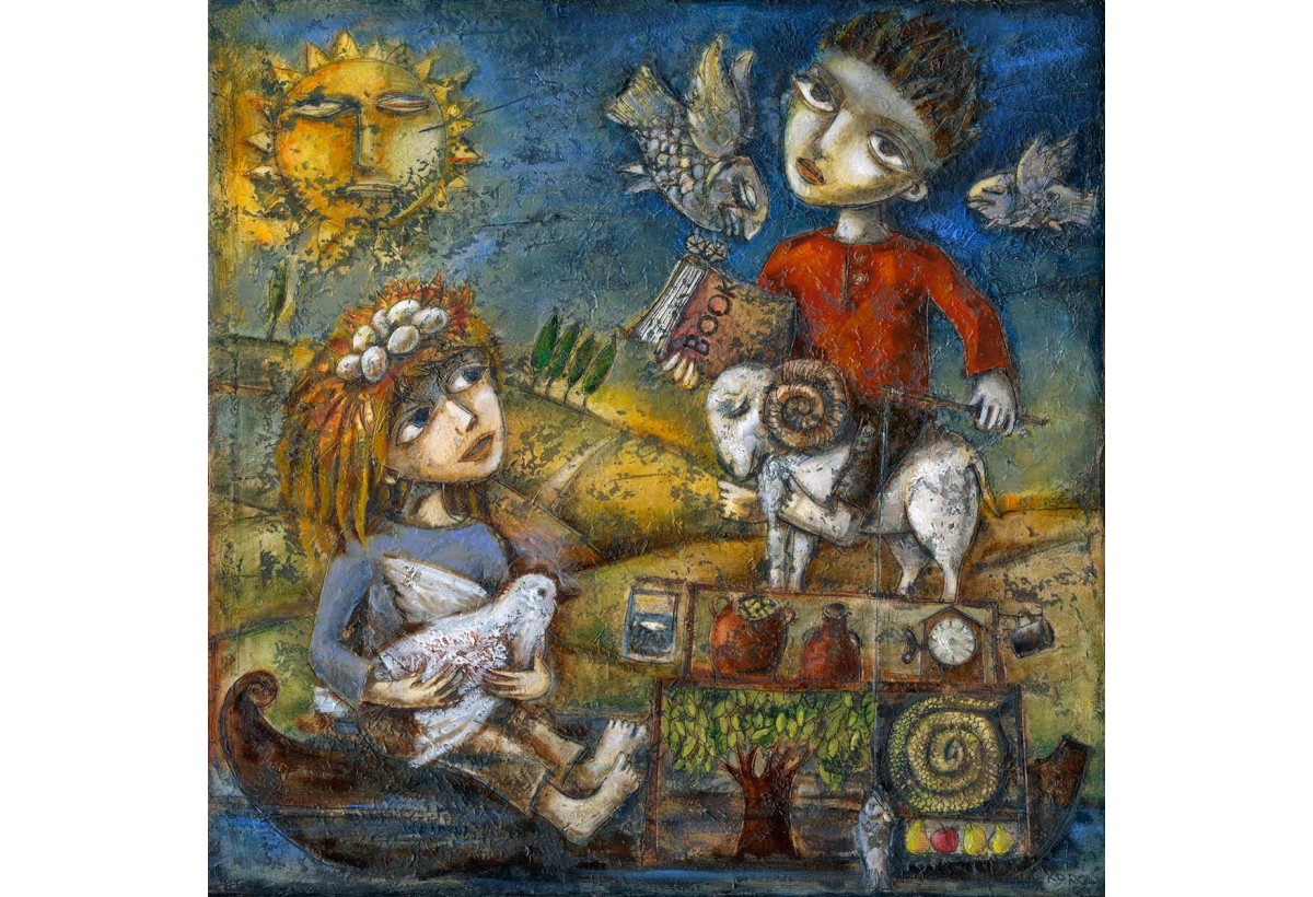 Adam and Eve Giclee Print