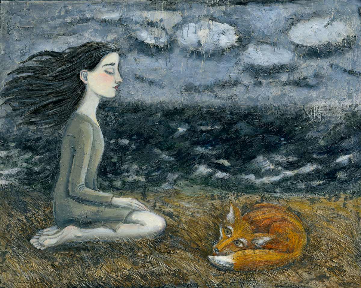 Original mixed media painting by Ludmila titled 