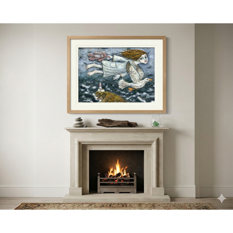 Like a Bird – Fine Art Print by Ludmila