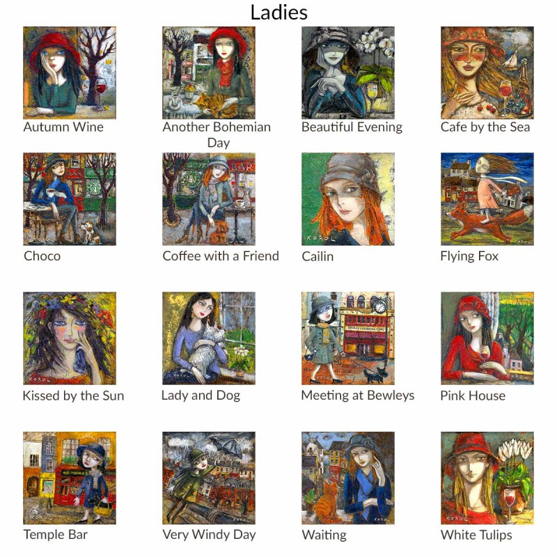 Art Fridge Magnets by Ludmila Korol