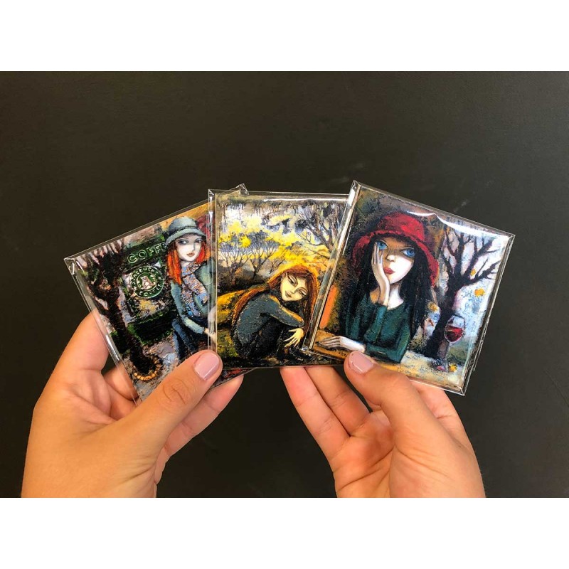 Art Fridge Magnets by Ludmila Korol