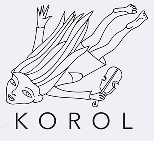 Korol Art flying figure logo